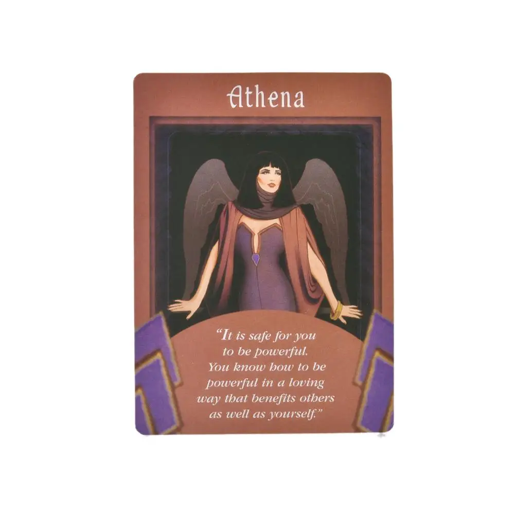 44PCS Tarot Card English Version Acient Messages From Your Angels Tarot Deck Board Game Cards Divination Game For Family Party