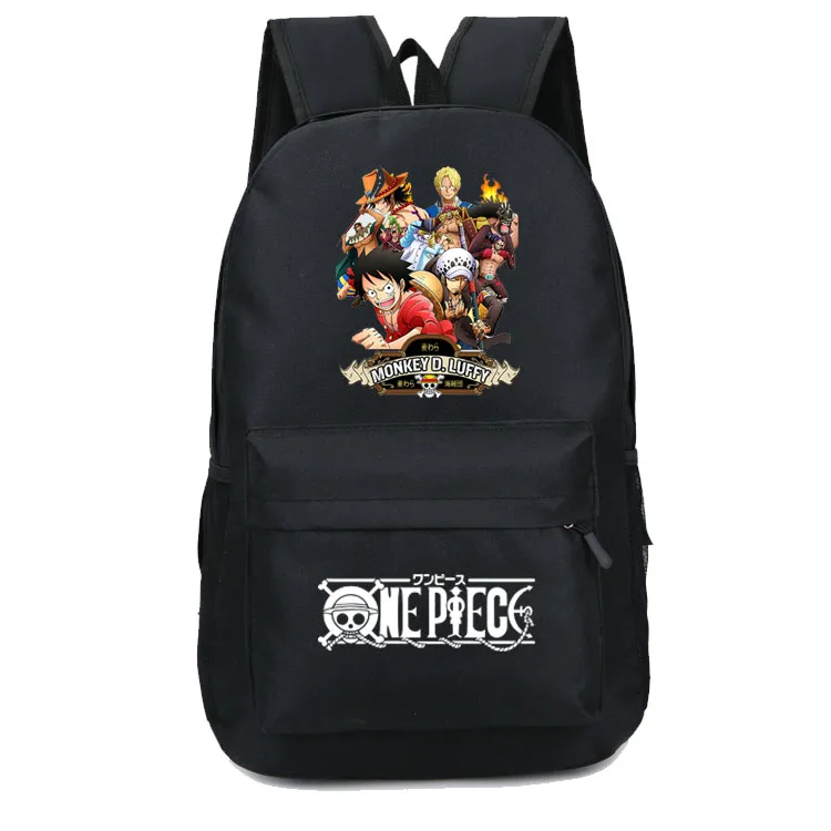 

Anime One Piece Cosplay Backpack Cartoon Student School Shoulder Bags Teenage Laptop Travel Bag Rucksack