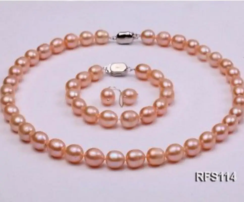 Бижутерия бесплатная доставка модное ожерелье браслет и серьги из пресноводного