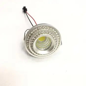 

10 Stück 3 W LED Mini Einbauleuchte Rund verstellbarer Spot Deckenlampe 220 V LED-Schrankleuchte