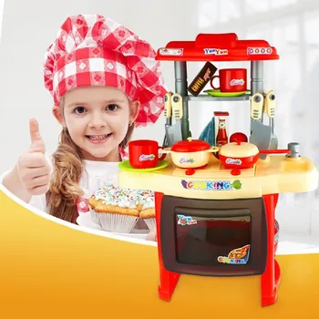 

2020 New Interesting Kitchen Set For Children's Home Cooking Tableware Hot Free shipping IN STOCK 4~7 Deliver