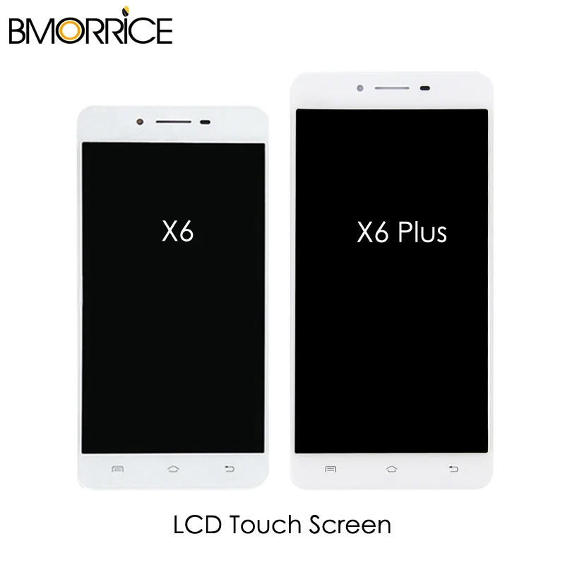 

TFT LCD Display For VIVO X6 X6A 5.2'' Touch Screen Digitizer LCD For VIVO X6 Plus 5.7'' White No/with Frame Assembly Replacement