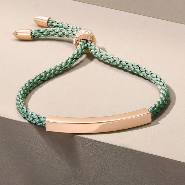 Rope Charm Bracelet For Lovers Couple Valentine Days Jewelry Pulseira sl248