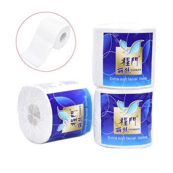 

1 Roll Toilet Paper 3-Layer Native Wood Soft Toilet Paper Pulp Home Rolling Paper Strong Water Absorption Top Quality