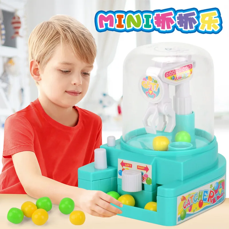 Детская мини-машина для игры в мяч, Обучающий игровой домик, ручная машина для конфет, Маленькая Музыкальная клипса, Повседневная игрушка
