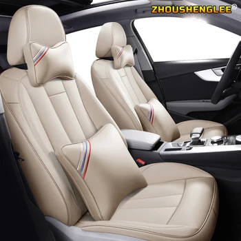 

ZHOUSHENGLEE custom real leather car seat cover For chevrolet lacetti captiva sonic spark cruze accessories niva aveo epica auto