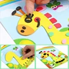 10Pcs 3D EVA Foam Stickers Puzzle Cartoon Animal 20 Styles DIY Handmade Early Learning Educational Toys For Children Kids Gift 3