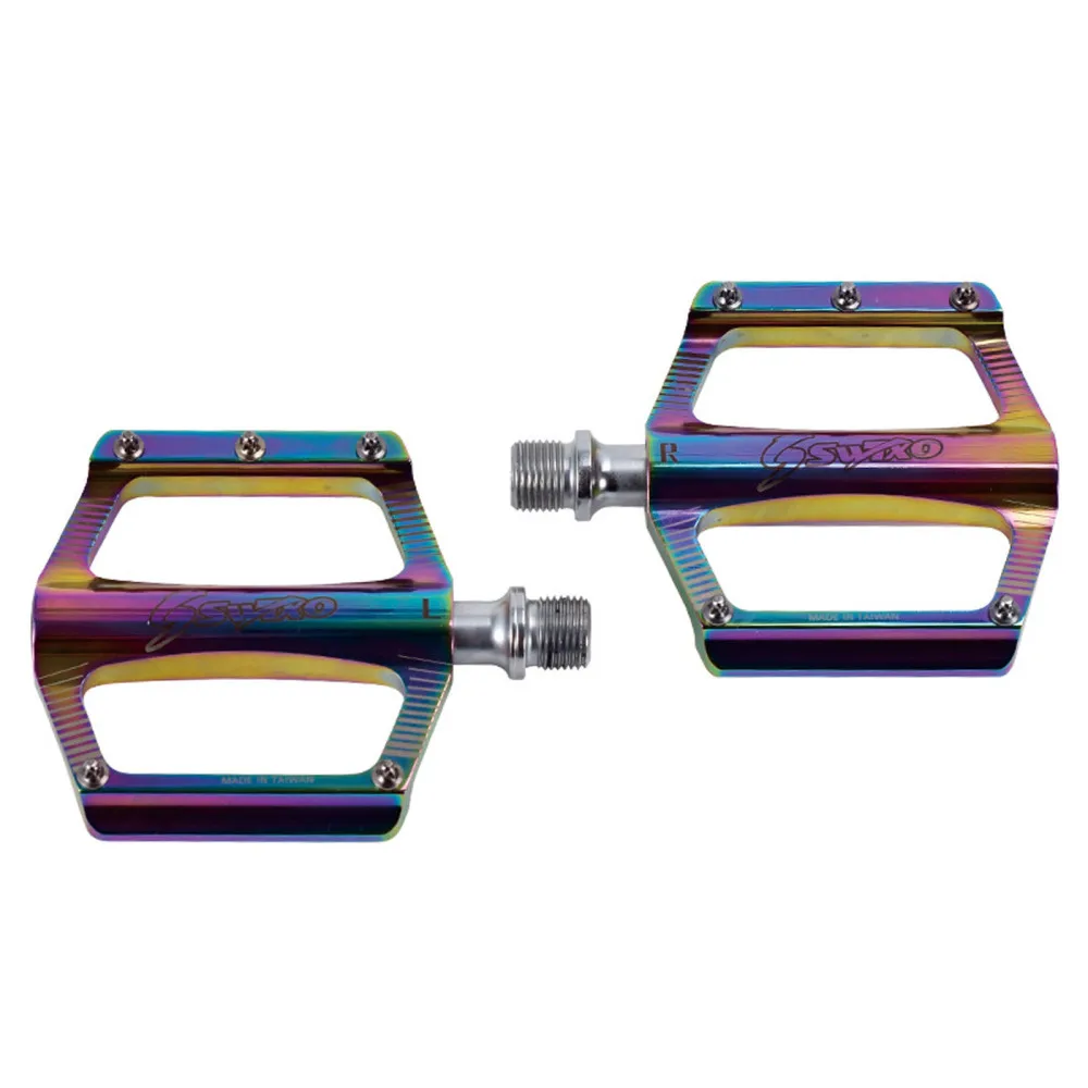 Pedal Road Bike 2pcs Cycle Aluminum Alloy Colorful Electroplating Sport Bicycle SWTXO Foot Folding Cover Universal | Спорт и