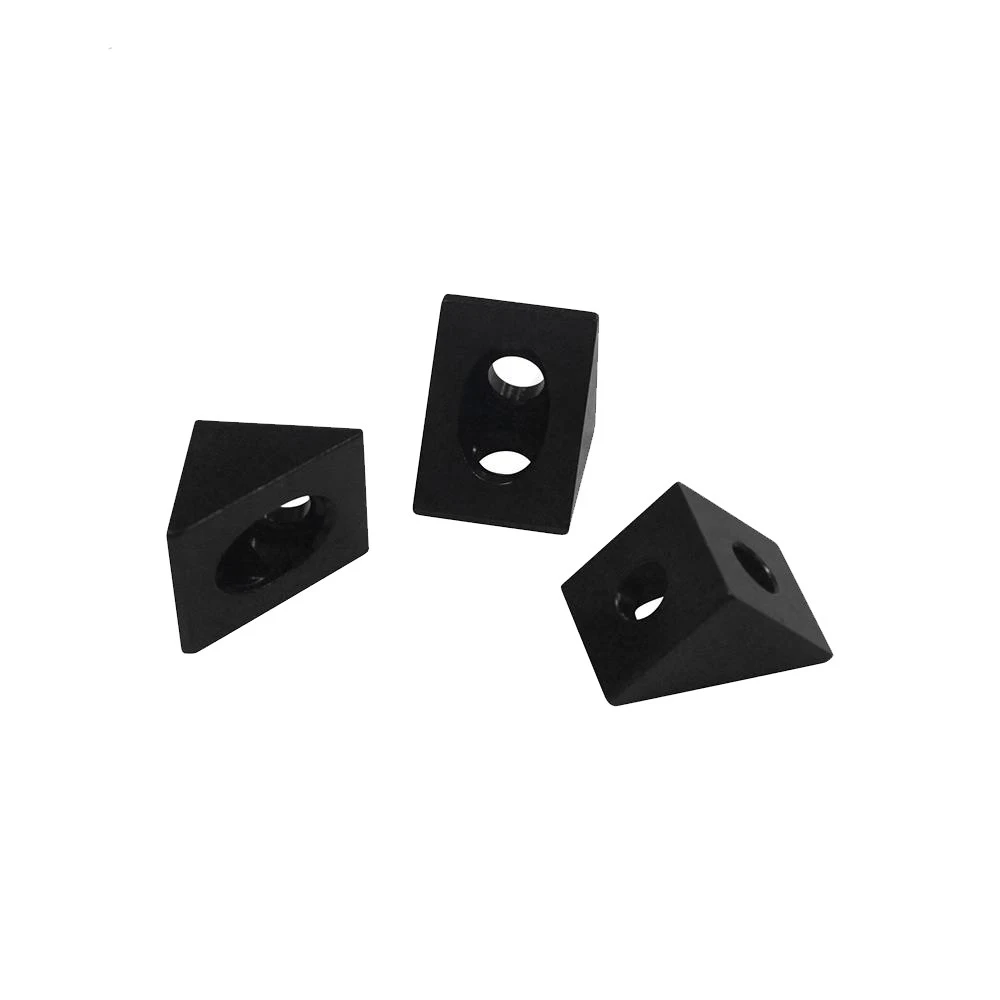 4pcs-lot-V-slot-Black-Angle-Corner-Connector-90-degree-Angle-Bracket-for-openbuilds-CNC-mill