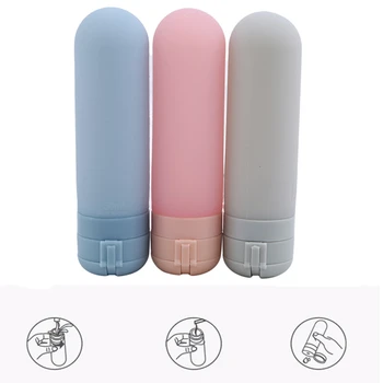 

Travel Bottle Portable Plastic Refillable Leakproof Squeezable Ultralight Containers Set Beauty Tools Practical 3 Colors