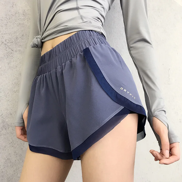 

Solid Sports Running Shorts 2019 Women Yoga Shorts Push Hips Sexy Middle Waisted Gym Fitness Elastic Quick Dry Running Shorts