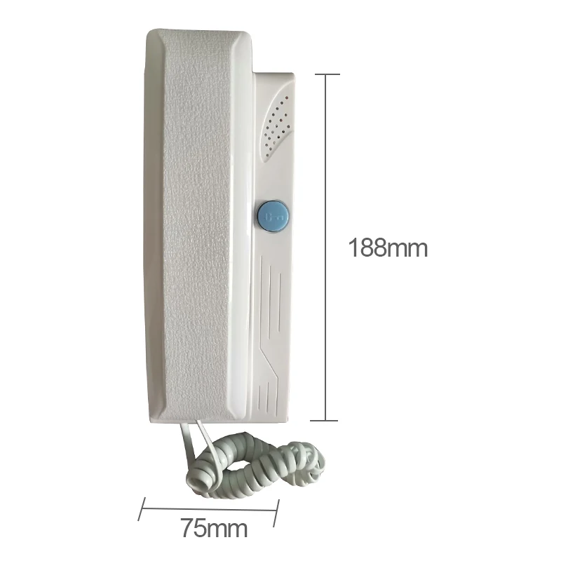 Vigtech Audio Building Intercom System Phone Handset With 2-wire For Apartment No-Visual Device Multi Button wireless intercom doorbell