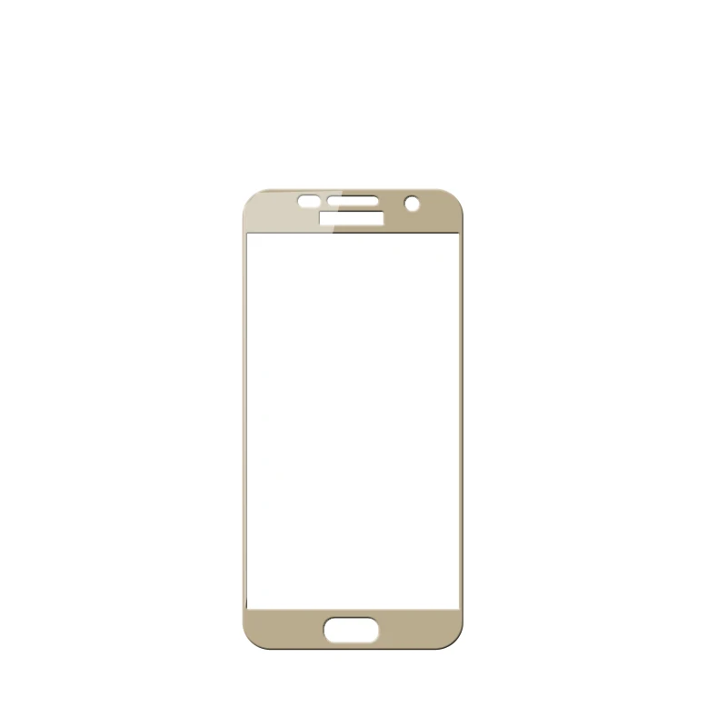 2 шт полное покрытие закаленное стекло для samsung Galaxy S7 защита экрана Защитное стекло для samsung S7 стекло - Цвет: Золотой