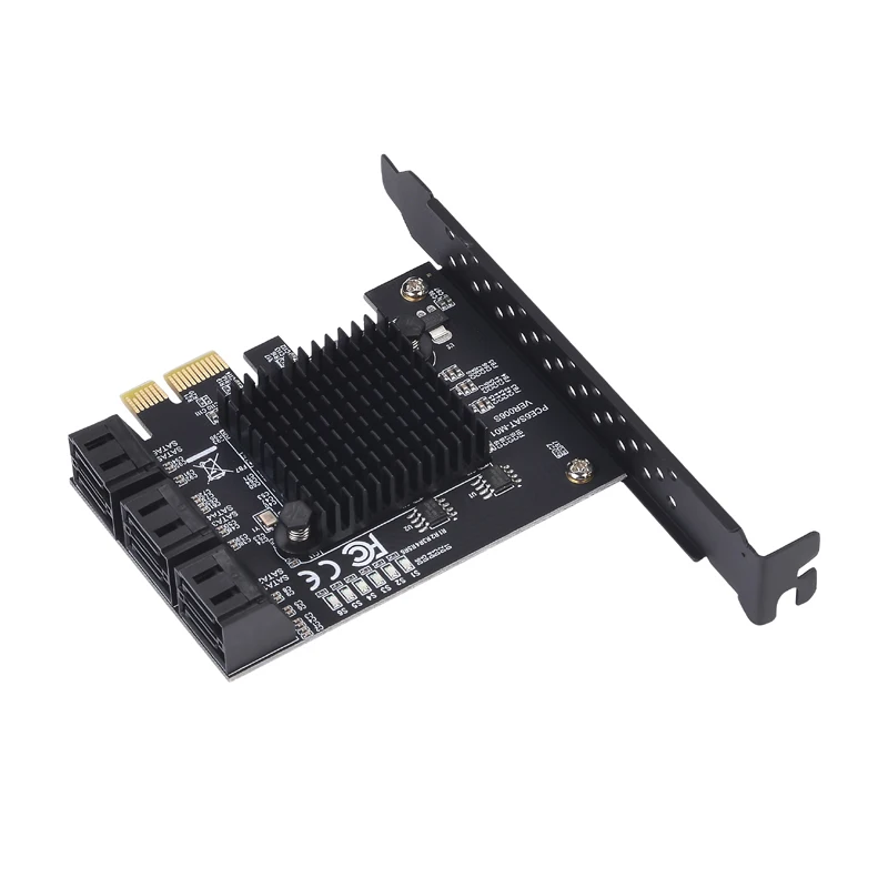 6/4 порт SATA III PCIe карта, PCIe SATA III плата контроллера до 6 ГБ/сек. внутренний адаптер конвертер PCI SATA 3,0 Плата расширения