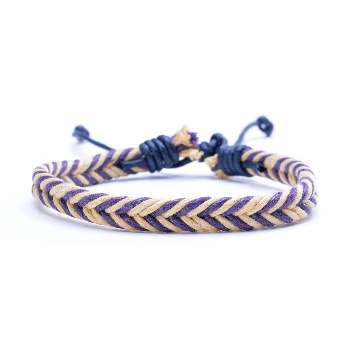 Разноцветный тканый браслет из хлопковой веревки, винтажный регулируемый браслет в стиле бохо, модный шикарный очаровательный браслет из хлопковой веревки для мужчин и женщин - Окраска металла: 5