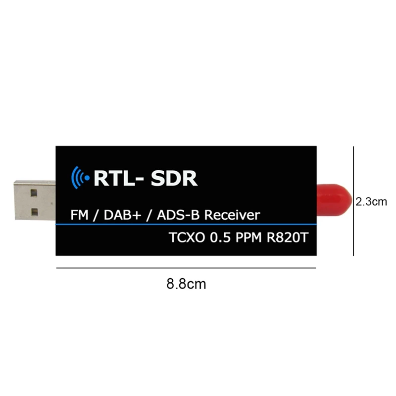 Rtl2832U Rtl Sdr приемник R820T2 Usb rtl-sdr ключ с 0.5Ppm Tcxo Sma Mjzsee A300U