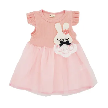 

ZWY199 Summer Newborn Infant Baby Girl Dress Kids Princess Party Dress Cotton Sleeveless Toddler Dresses Fashion Baby Clothing