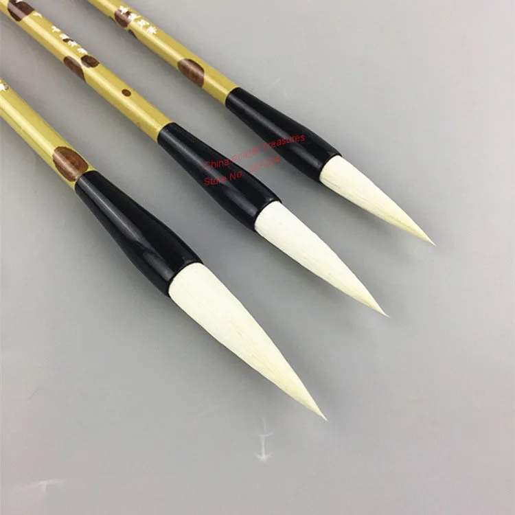 3pcs �߱� ���� ���� �귯�� �߱��� �׸� �귯�� �� ���� �� ���� �Ӹ� ���� �߱��� Calligrpahy �׸� ��ǰ