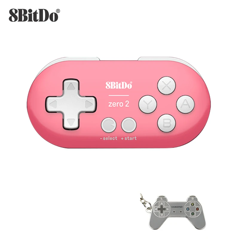 Мини контроллер Bluetooth 8bitdo Zero 2 новый продукт для Nintendo Switch Windows Android macOS с подарочным