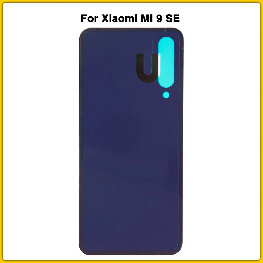 Чехол для Xiaomi Mi 9 SE, чехол для Xiaomi Mi 9 SE, крышка для батареи, задняя крышка, панель с наклейкой