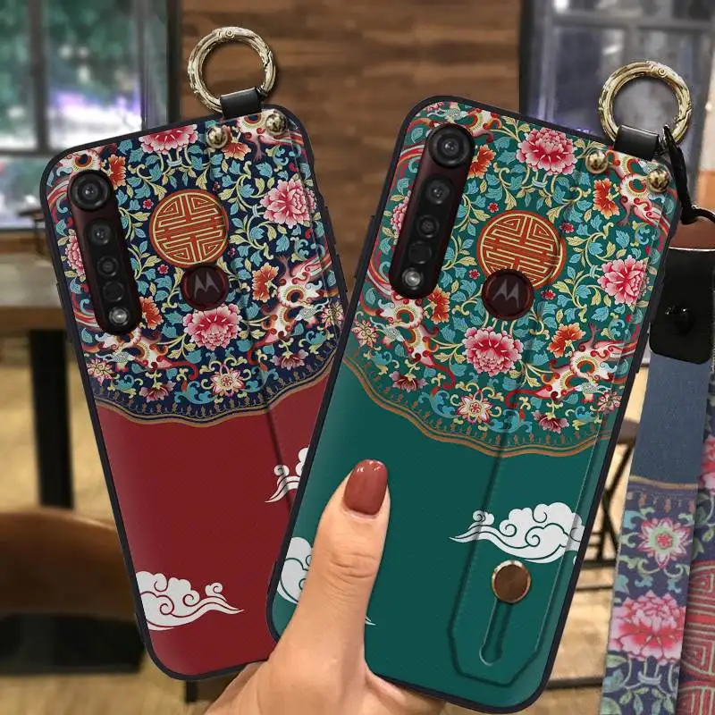 Чехол для телефона в китайском стиле MOTO G8 Plus противоударный изящный