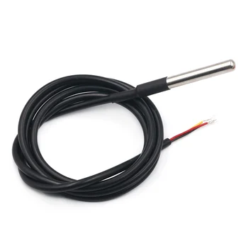 

DS1820 Stainless steel package Waterproof DS18b20 temperature probe temperature sensor 18B20
