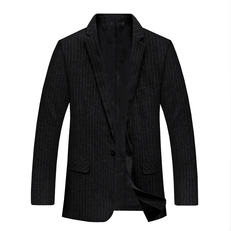 big Plus size 8XL 7XL 6XL New casual suit for men high quality spring and autumn suit jacket men jackets and stripe blazers