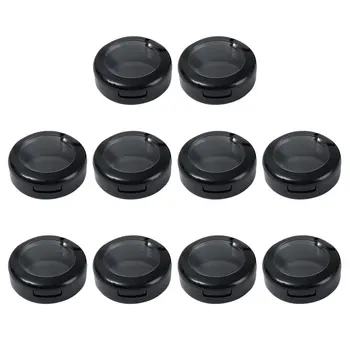 

10pcs Make Mirror Eyeshadow Container Blush Organizer Pan Case