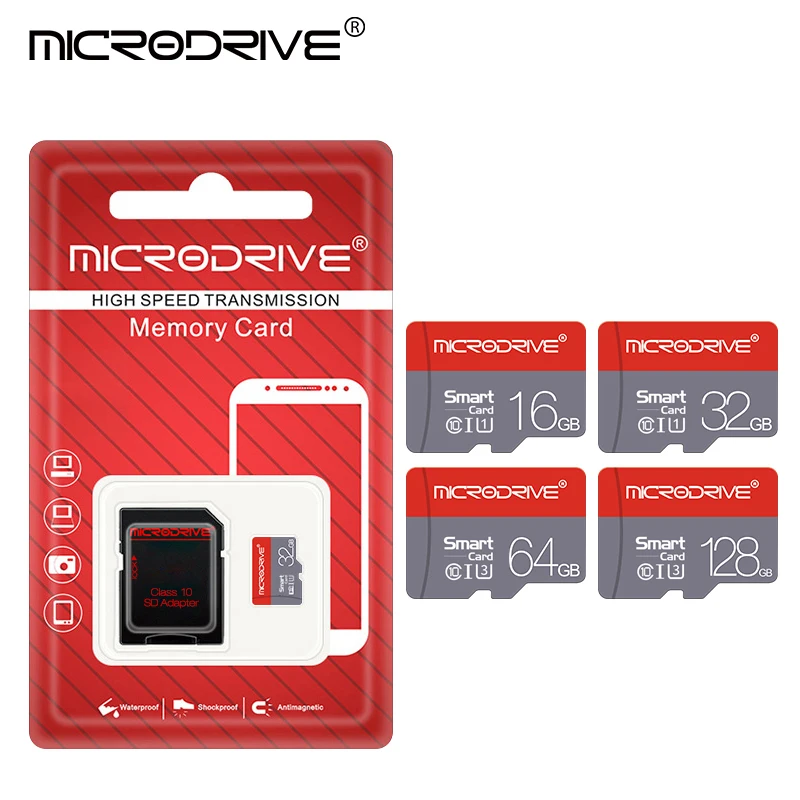 Карта памяти Micro SD 10 TF карты 4 ГБ 8 16 32 64 Гб 128 Microsd внутренняя память флэш-накопитель