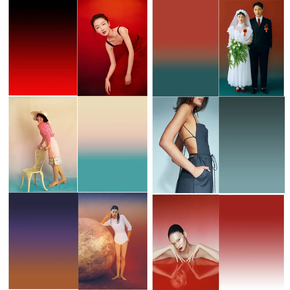 

Solid Color Photography Background Birthday Wedding Adult Portrait Photographic Studio Photo Backgrounds Red Dark Green Backdrop