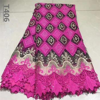 

Tollola Stones Embroidery Lace, Nigerian Blush Pink Lace Fabrics, African Lace Fabric 2019 With Flower