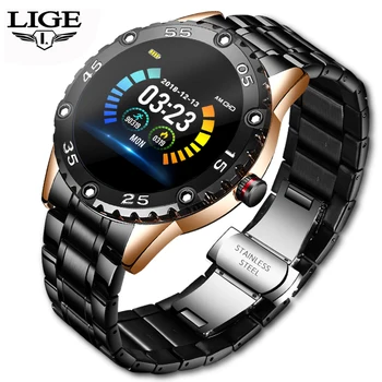 

LIGE New Smart Watch men And women Sports watch blood pressure Sleep monitoring Fitness tracker Android ios Pedometer smartwatch