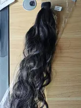 MERISI-coleta larga ondulada de Hollywood para mujer, cola de caballo sintética, coleta ondulada, coleta para mujer