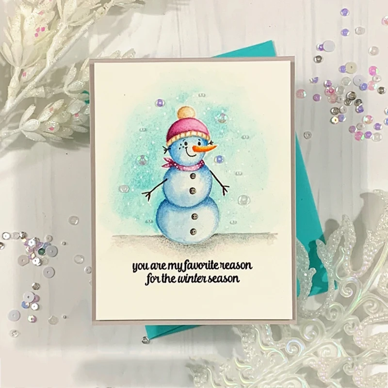 CH Snowmen металлические режущие штампы и штампы DIY Скрапбукинг карты трафарет бумага ремесло ручной работы Альбом руководство-продавец