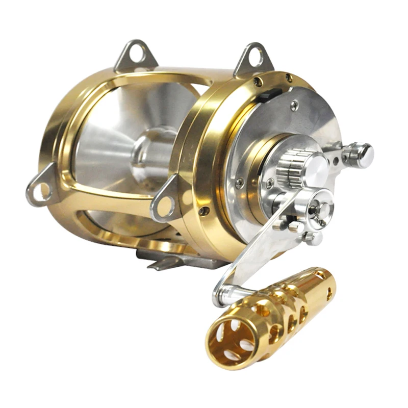 80W Super Strong Fishing Trolling Reel Overhead Jigging Conventional Reels Ocean Fishing Reel For Boat Heavy Duty Fishing Wheel