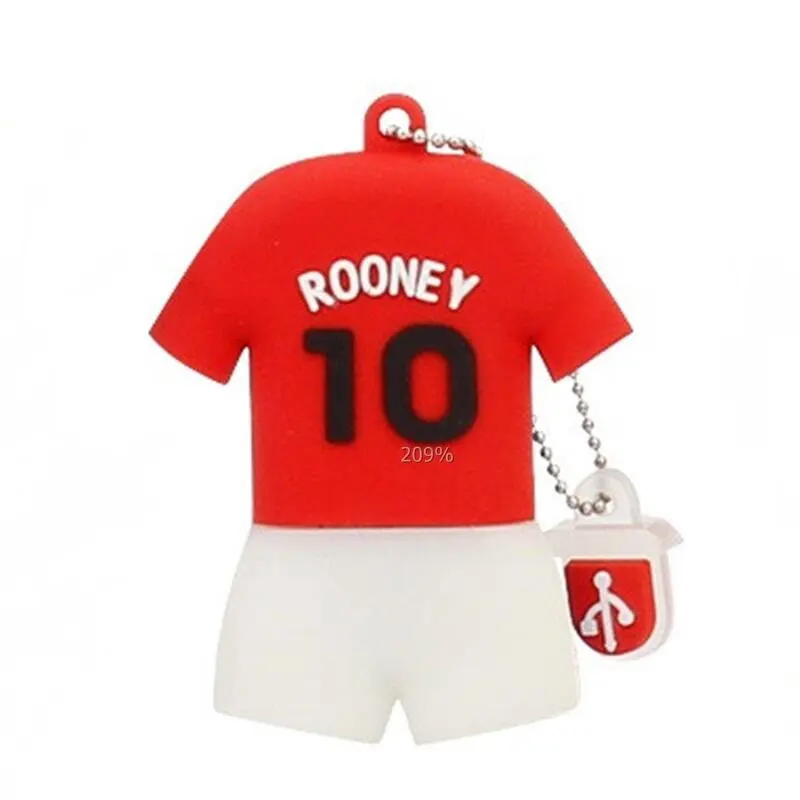 

usb flash drive 128gb pen drive soccer clothing series usb memory stick u disk 2.0 4GB 8GB 16GB pendrive 32GB 64GB holiday gift