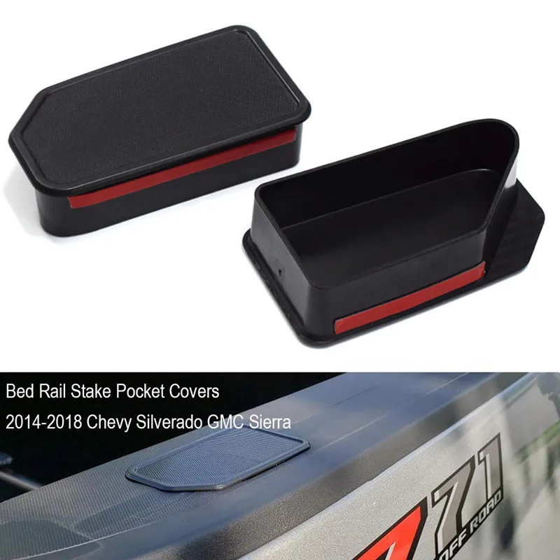 Карманные Чехлы для тележки и кровати для Chevy Silverado GMC Sierra пробки отверстий- звукоснимателя нечетные отверстия крышки