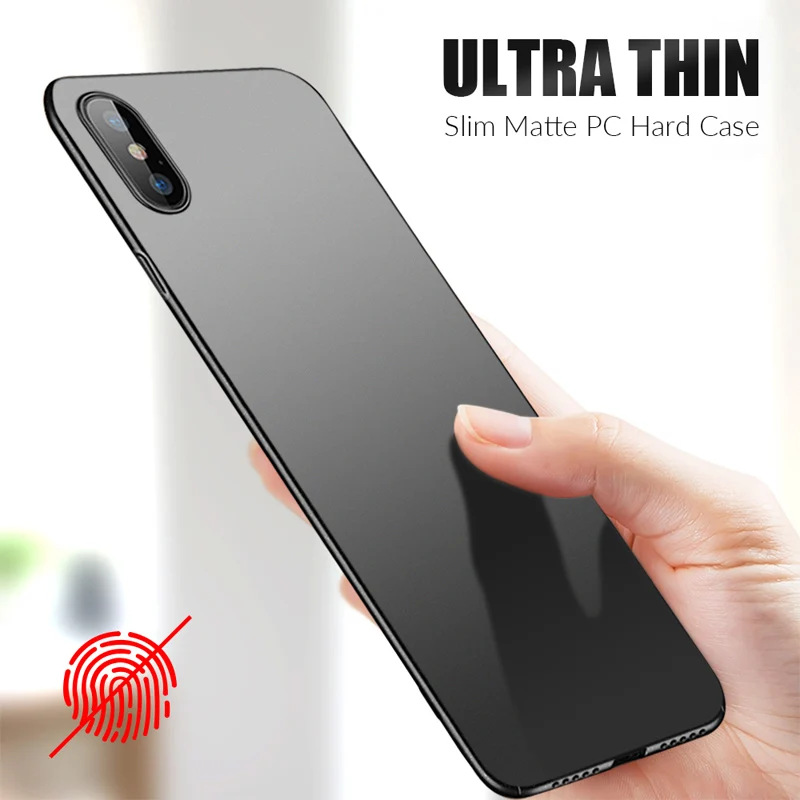Жесткий чехол из поликарбоната для телефона iPhone 11 Pro X XS Max XR 8 7 6 6S Plus Ультратонкий