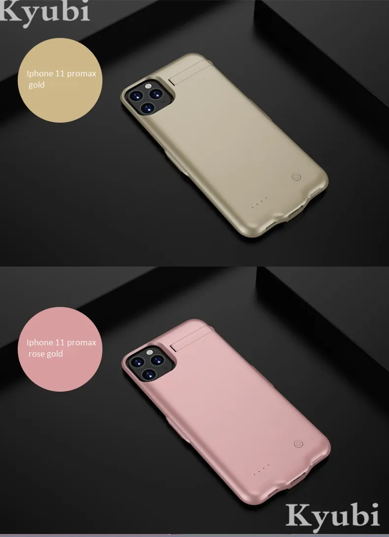 6800 мАч Зарядное устройство высокой мощности для iphone 11 Pro Max extaernal портативный держатель подставка Беспроводная зарядка крышка для iphone 11