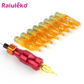 

Hot Sale 10PCS M1 Disposable Sterilization Tattoo Needle Tattoo Cartridge Lip Needle Makeup Machine Accessory 5/7/9/11/13/15M1