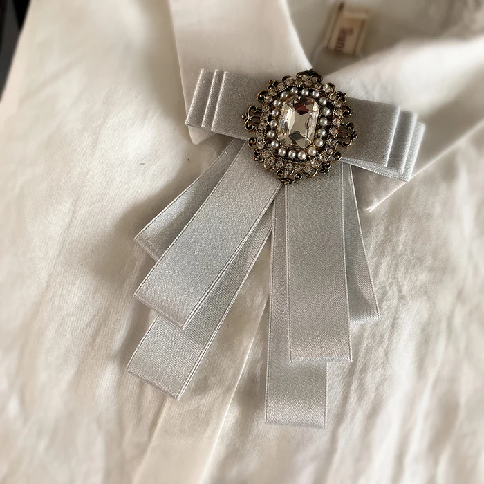 Rhinestone Bow Tie Для мужчин Для женщин вырезом рубашка с воротником галстук-бабочка, украшенные стразами деловой, Банкетный Свадебный костюм галстук на Рождество, с бантом из ленты - Цвет: Rhinestone Bow Tie