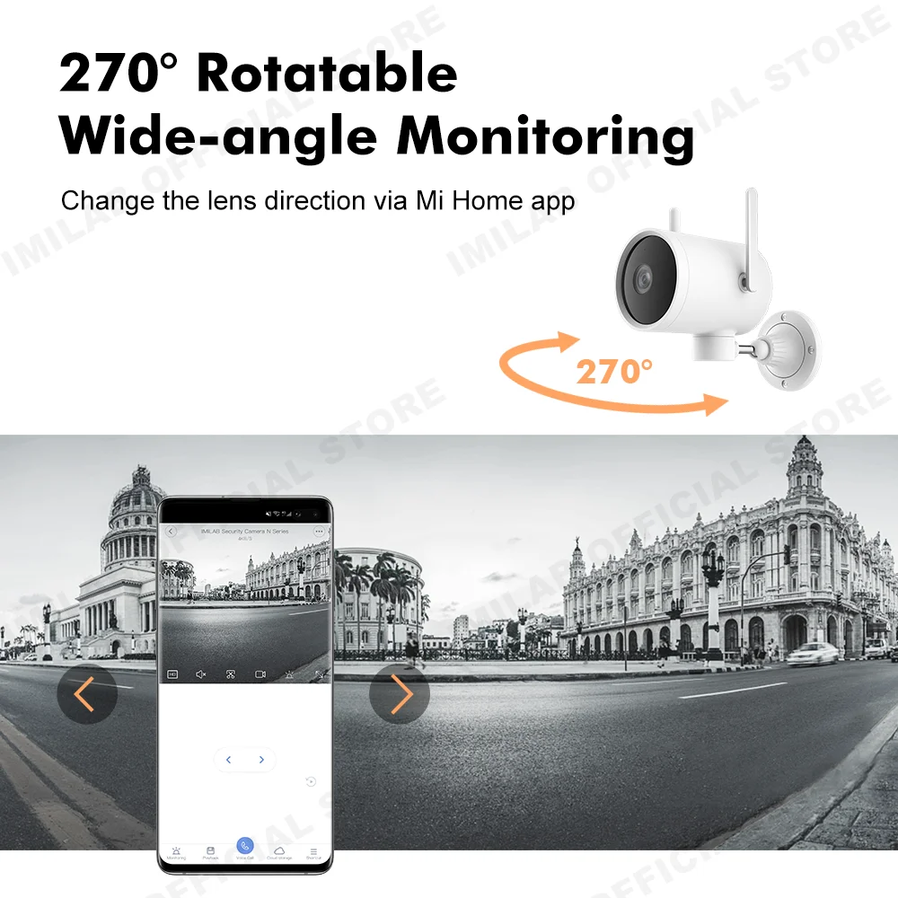 Глобальная версия Imilab Mihome безопасности Камера Mijia Ip 025 EC3 открытый обновление 2K HD