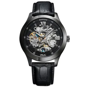 

2019 Relogio Masculino Skeleton Men Watch Gold Luxury Business Mechanical Automatic Watch Waterproof Male Clock Top Brand