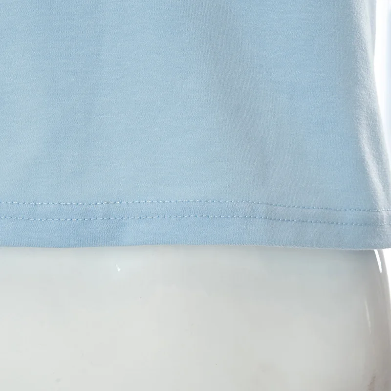 ALLNeon Cute 2000s Aesthetics Letter Print Blue Baby Tees Y2K Streetwear O-neck Short Sleeve Crop Tops Women Fashion 2022 Slim