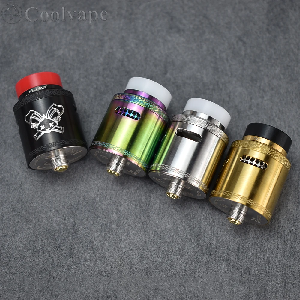 Атомайзер для электронной сигареты Dead Rabbit V2 RDA 24 мм с одним/двумя испарителями |