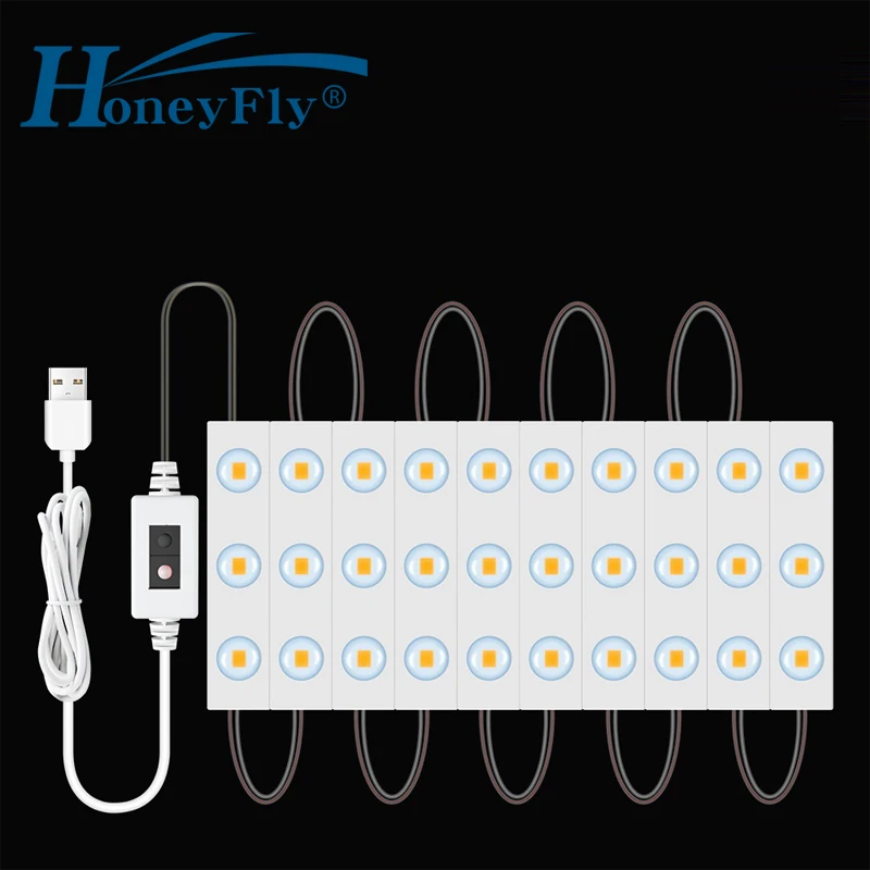Tanio HoneyFly Led czujnik podczerwieni światło lustrzane ręczne skanowanie lampka