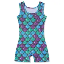 Новинка; гимнастические костюмы для девочек; цветной костюм без рукавов; одежда для балета, гимнастики, танцев, выступлений