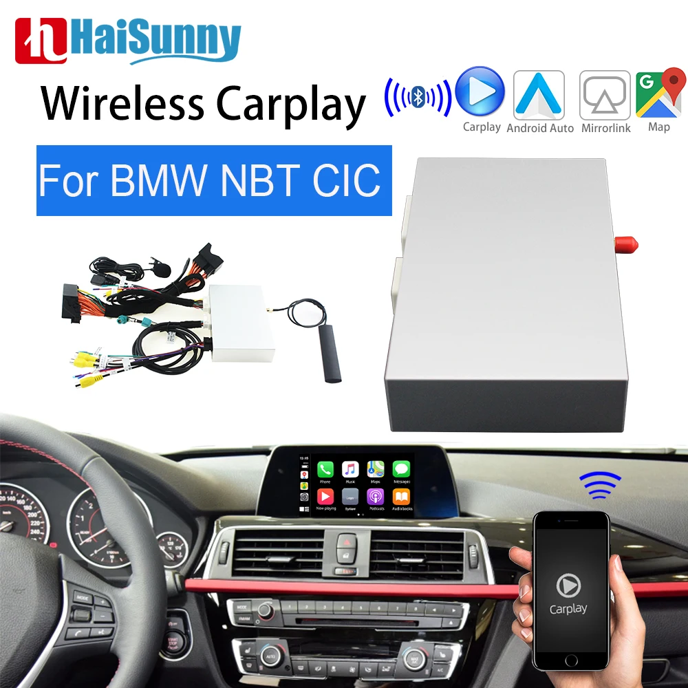 Для BMW F30 328i Беспроводной Carplay CIC НБТ MMI Системы Поддержка Android Авто Интерфейс MuItimedia