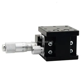 

Z axis 40*40mm Displacement Lift Stage Manual fine tuning platform Cross rail Sliding Table 40*40mm LZ40