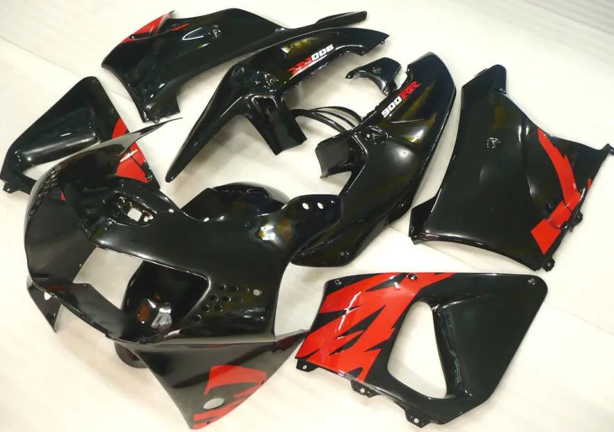 Полный мотоцикл обтекатель комплект для Honda CBR919RR CBR900RR 919 1998 1999 98 99 919RR обтекатели ABS пластик красный черный Лидер продаж